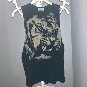 WORKSHOP Tiger Print Muscle Tank